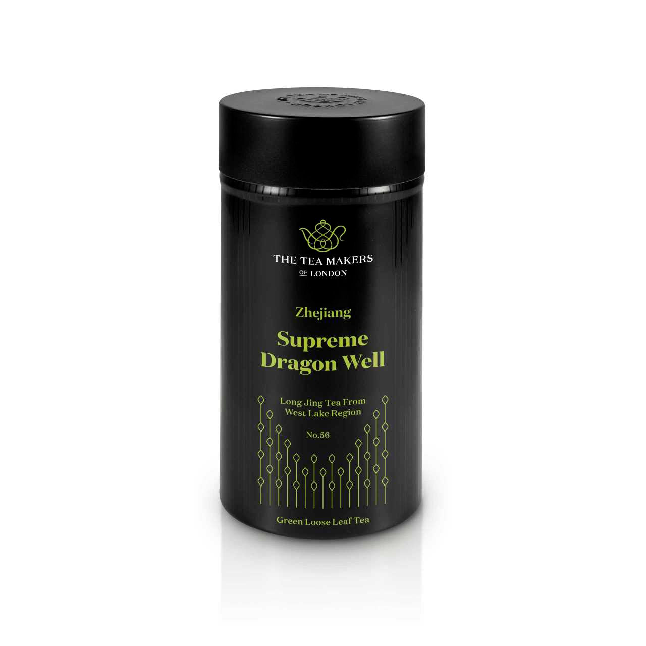 Supreme Dragon Well (Long Jing) Loose Leaf Tea Caddy