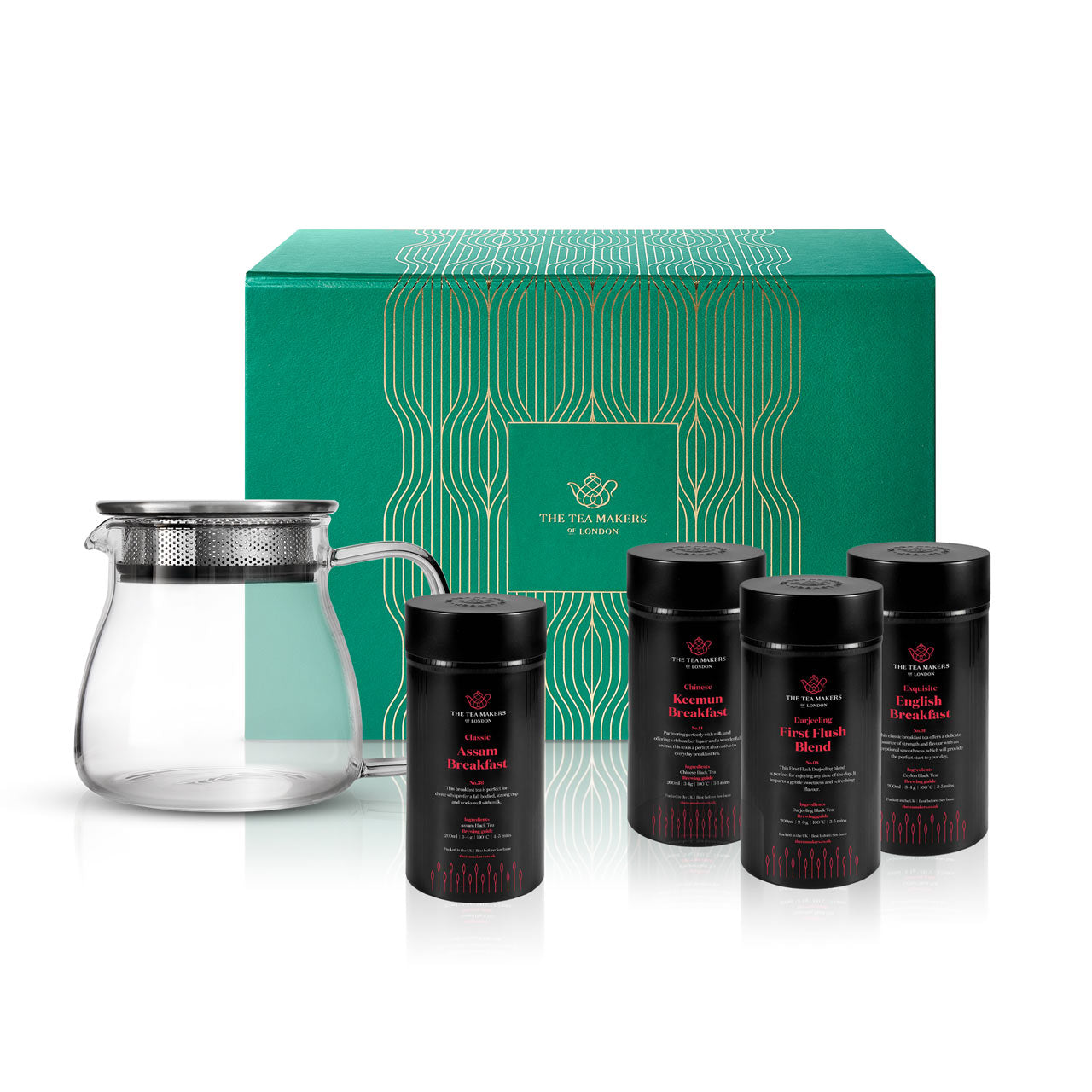 Easy Glass Teapot & Tea Gift