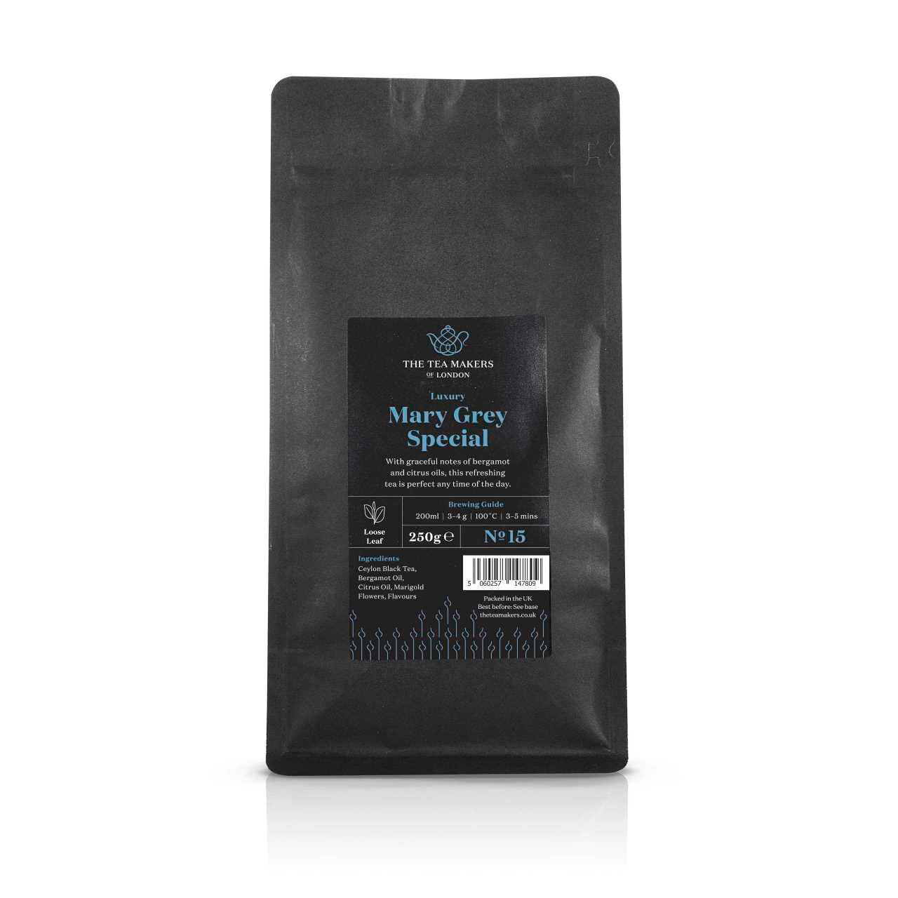 Mary Grey Loose Leaf Tea 250g Pack