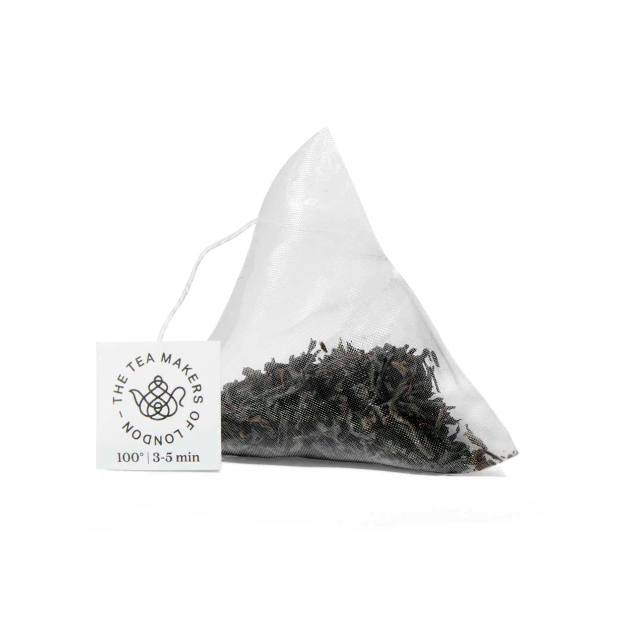 English Breakfast Teabag Closeup