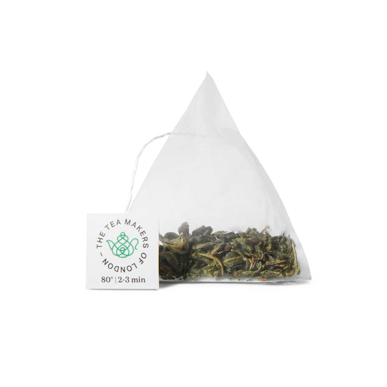 Menthos Gunpowder Teabag Closeup