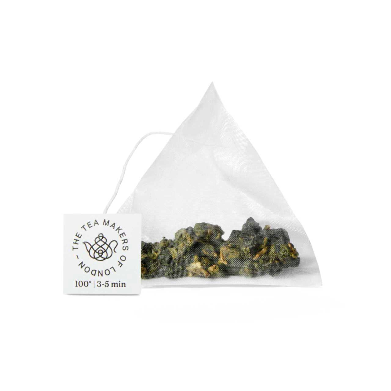 Four Seasons Oolong Teabag Closeup
